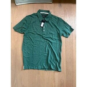 rag & bone Linen Blend Polo Shirt – Green – Size S – NWT